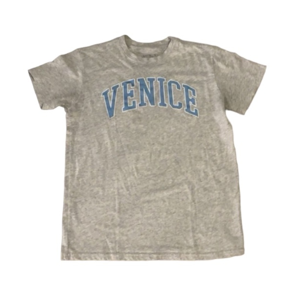 Gray Venice T-Shirt Blue Wording